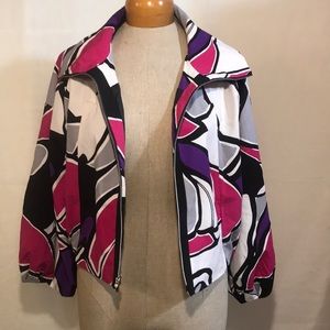 Kenneth Cole zip front jacket